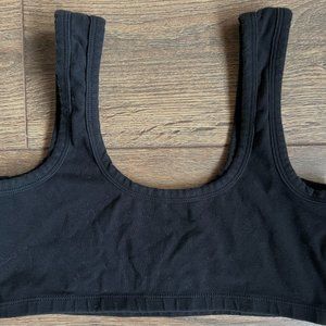 ARQ Wide-Strap Black Bra